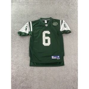 Mark Sanchez Jersey Youth Boys Large Green New York Jets Reebok On Field NFL Kid